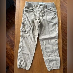 Sonoma Women's Tan Cargo Capris